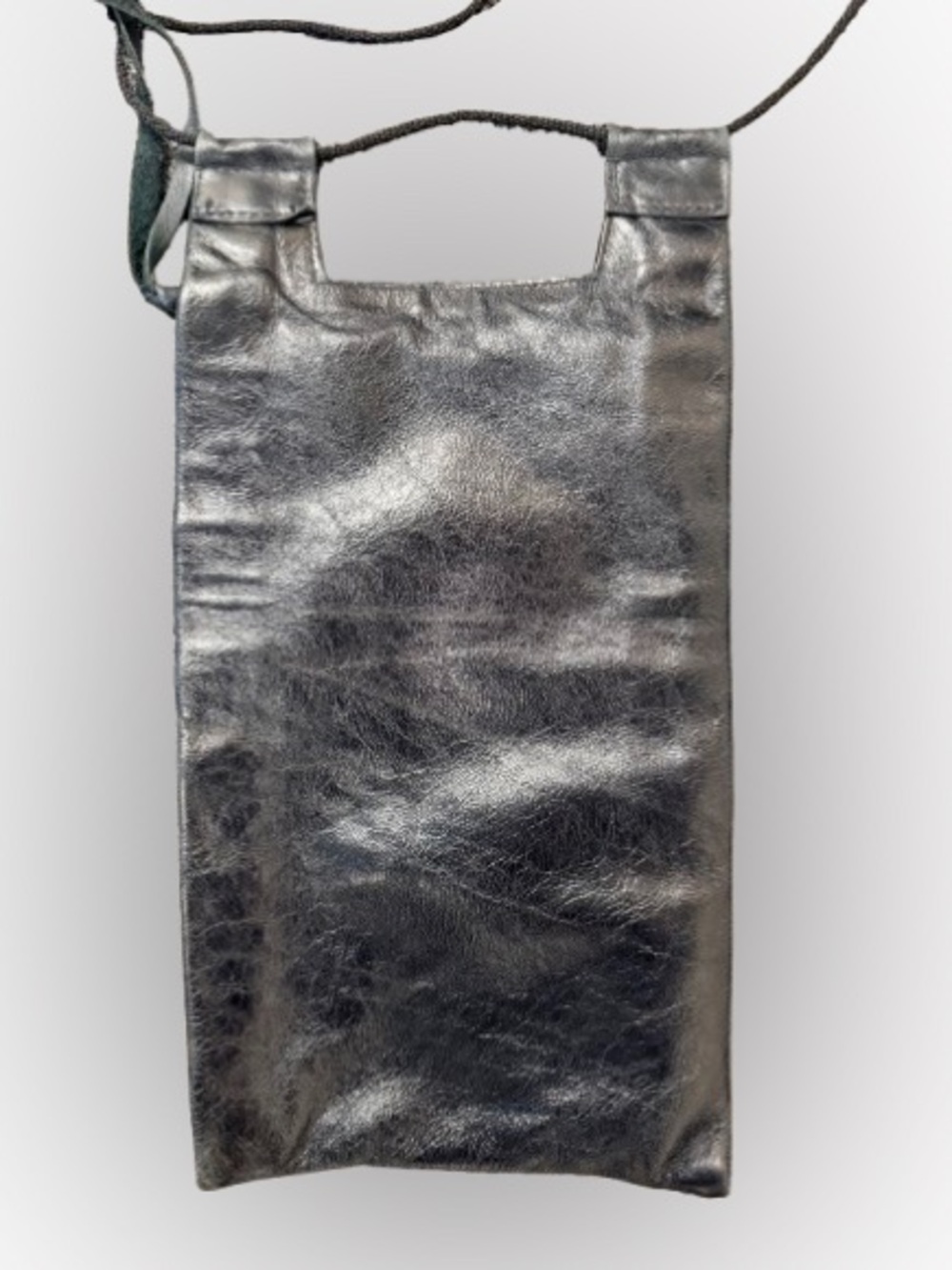 Foley + Corinna Black Leather Convertible Crossbody Cutout Handle Bag